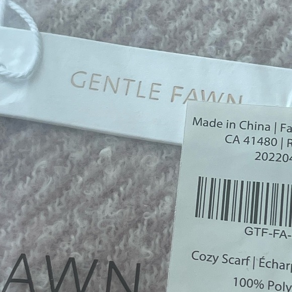 Gentle Fawn Huntingon Pink & Taupe/Cream toned cozy scarf - Picture 7 of 11